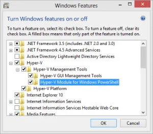 Windows 8 Hyper-V PowerShell Module Feature