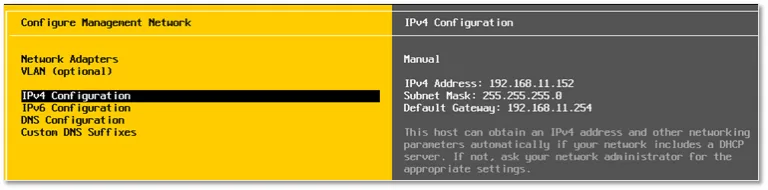 Configure Management Network