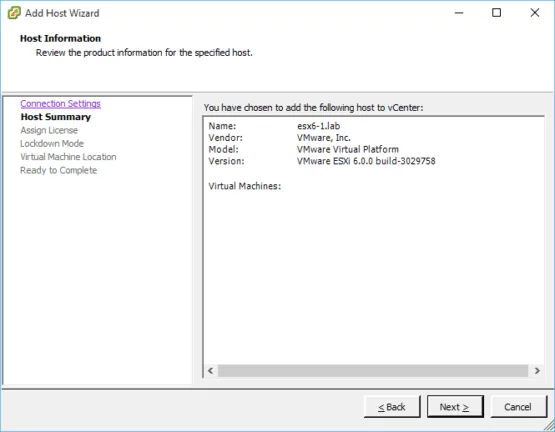 Host Information