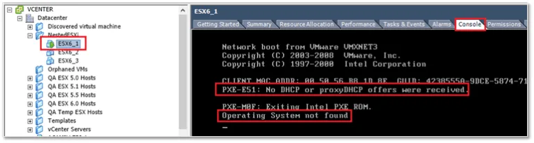 no guest OS has been installed