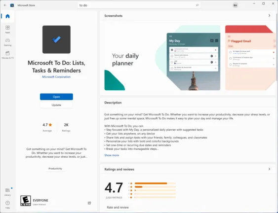 Microsoft To Do