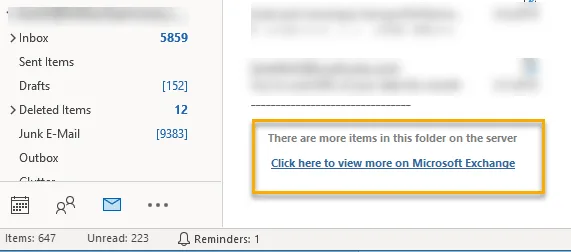 Outlook Deleted Items