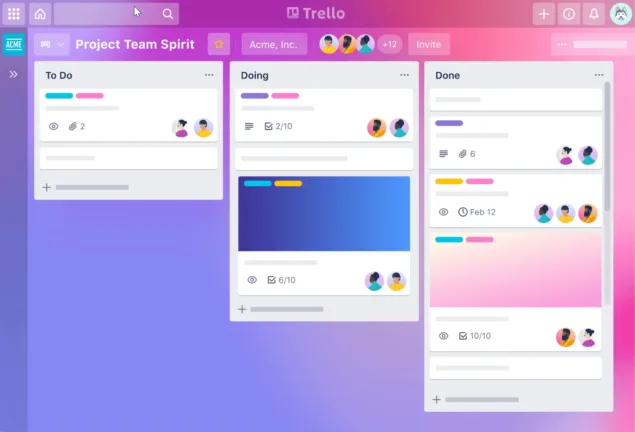 Trello is a great alternative to Microsoft project management solutions