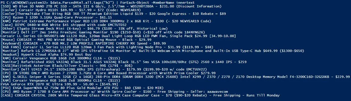 Creating Web Scraping Tools for MSPs with PowerShell
