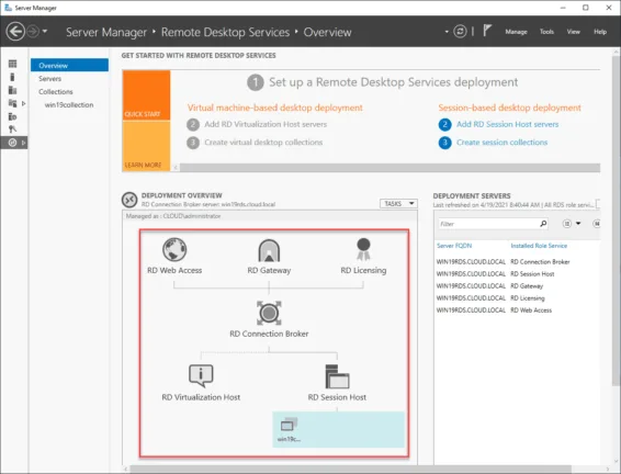 Windows Server Remote Desktop Services configuration