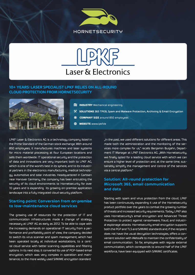 Case Study : LPKF