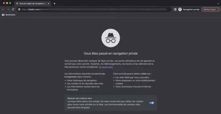 Baidu open redirect attack