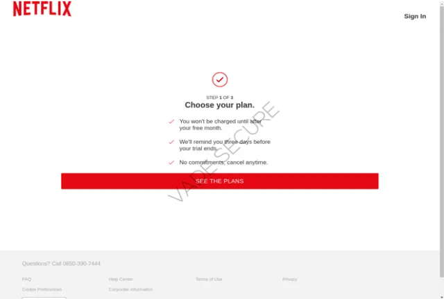 Netflix Phishing