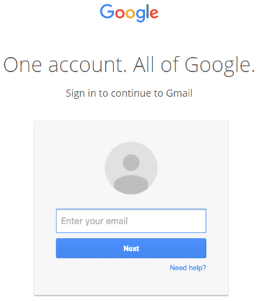 gmail phishing attack