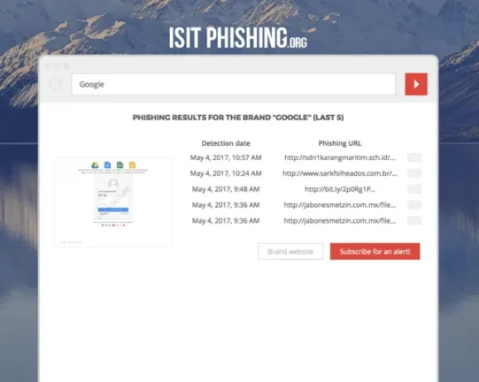 Google Doc Phishing Example