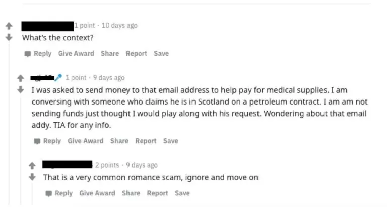 romance scam