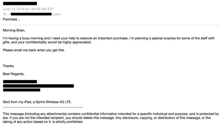 social engineering mail