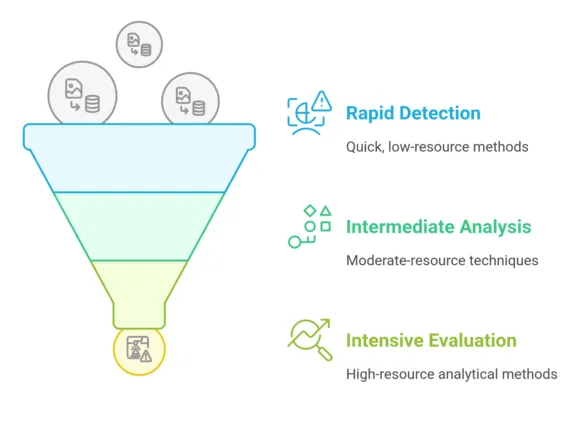 Funnel approach of our Reverse Image Search system