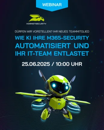 Webinar: Wie KI Ihre M365-Security automatisiert und Ihr IT-Team entlastet