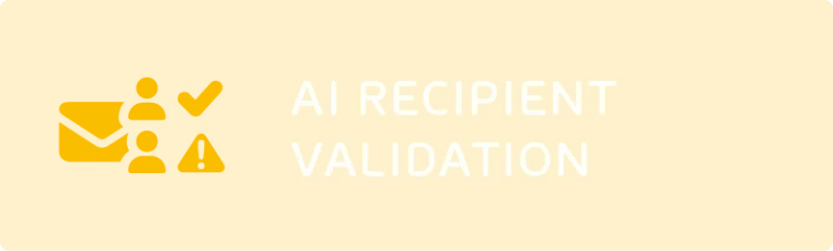 Icon : AI Recipient Validation