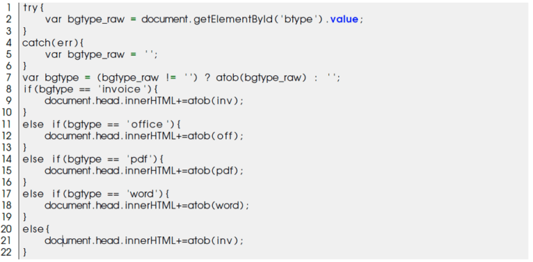 javascript code