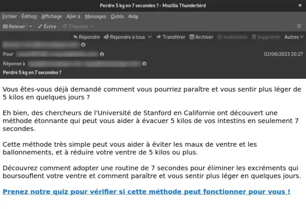 spam example