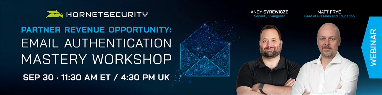 Partner Revenue Opportunity: Email Authentication Mastery Workshop US