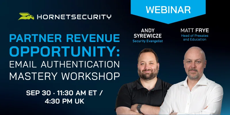 Partner Revenue Opportunity: Email Authentication Mastery Workshop US
