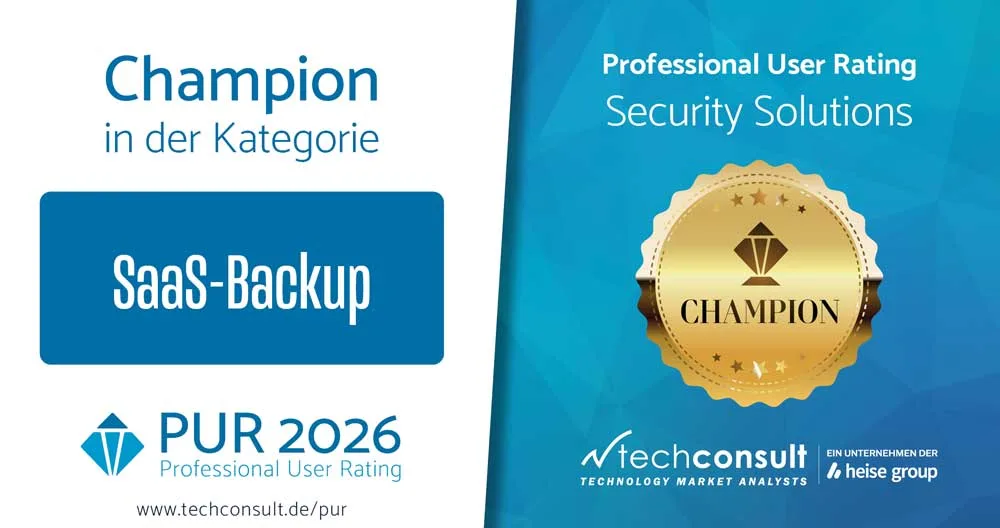 PUR S 2026 Award in SaaS Backup