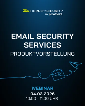 Email Security Services Produktvorstellung - Webinar