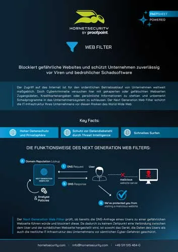 Fact Sheet Web Filter Cover