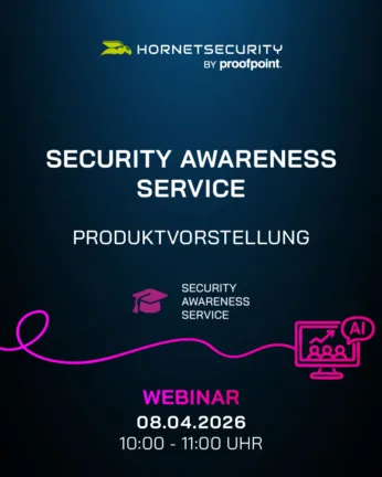 Security Awareness Service Produktvorstellung - Webinar