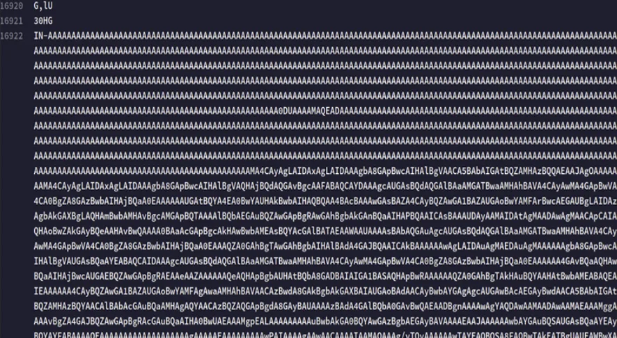Decoded text after character substitution