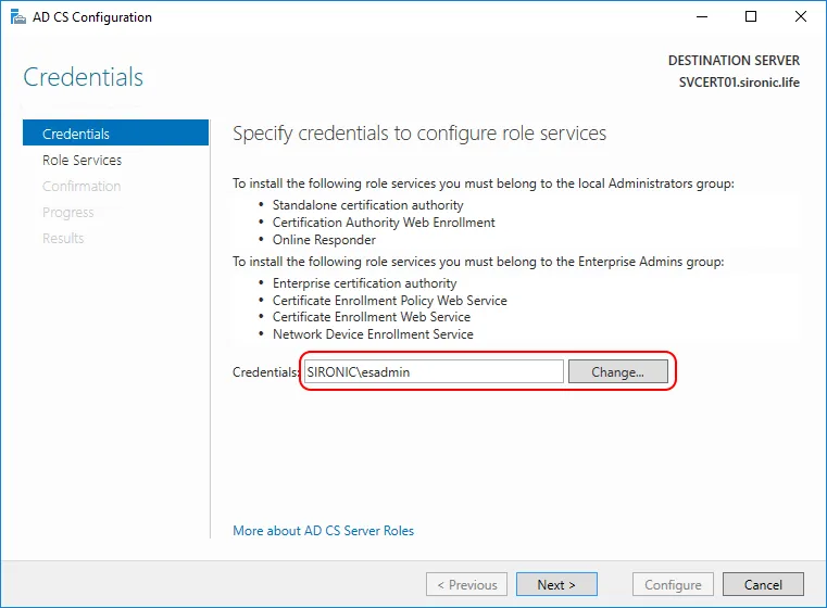 Perform Initial CA Configuration