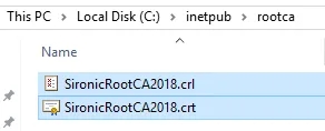 Create an IIS Site to Publish the Root CA Certificate and CRL