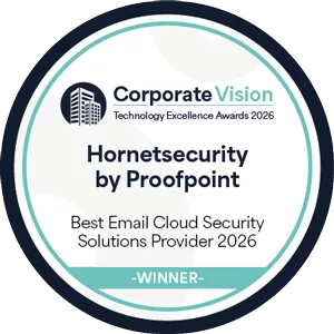 Best Email Cloud Security Solutions Provider 2026 in the Corporate Vision Technology Excellence Awards 2026