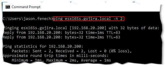 ICMP and DNS resolution