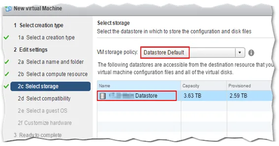 Creating the VM 4