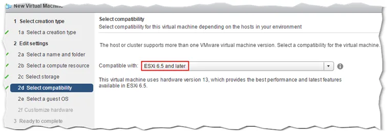 Creating the VM 5