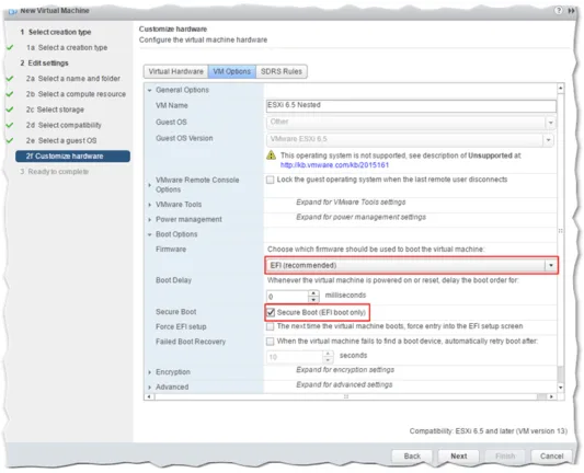 Creating the VM 8