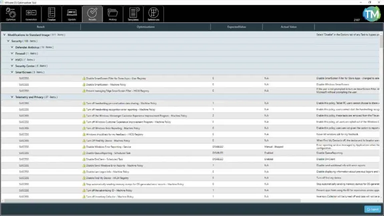 VMware OS Optimization Tool