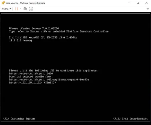 VMware Remote Console