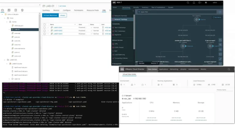 “VMware homelab project architecture”