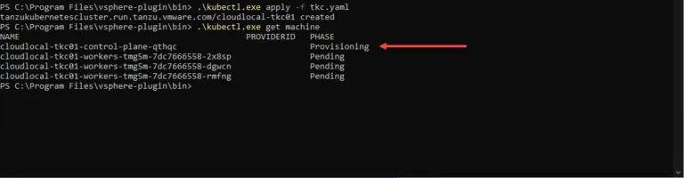  Viewing the provisioning of the Supervisor Cluster control plane