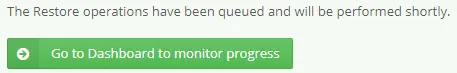 Monitor progress
