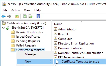 How to Make a Certificate Template Available on Certification Authorities