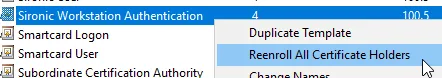 Maintaining Certificate Templates