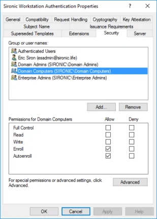 Creating PKI Certificate Templates