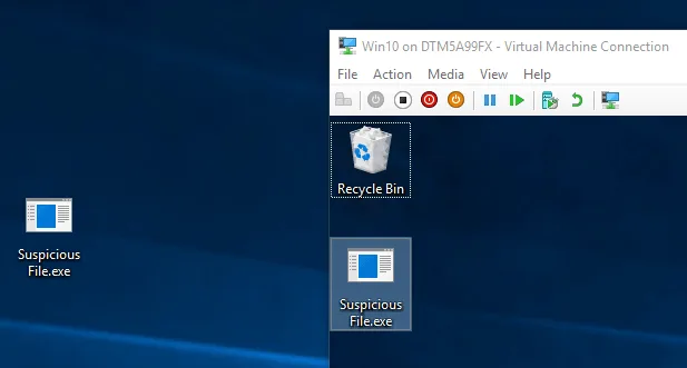 File Pasted from Host to Guest