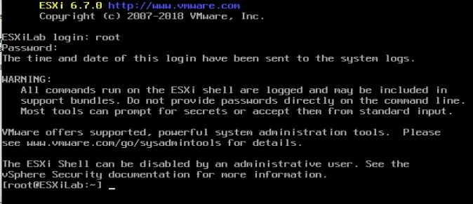 How to Open a Console Session On ESXi