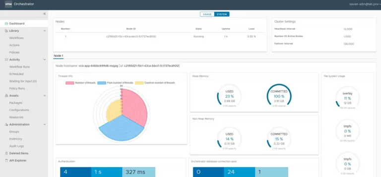 vRealize Orchestrator
