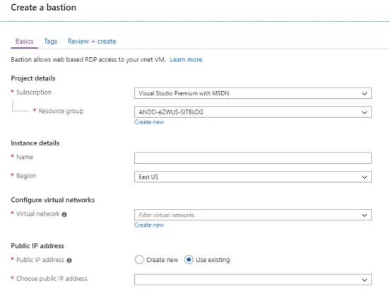 Azure Bastion Price Calculator