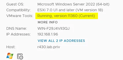 Installing the VMware Tools
