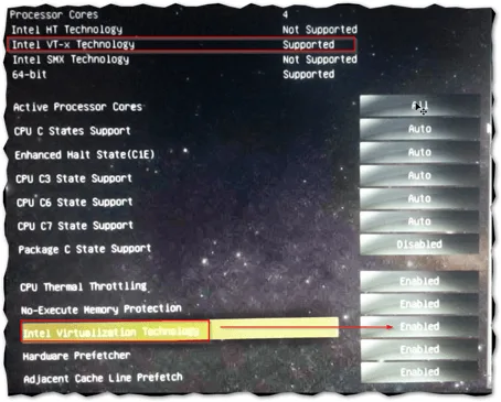 Intel VT-x virtualization support VMware home lab hardware