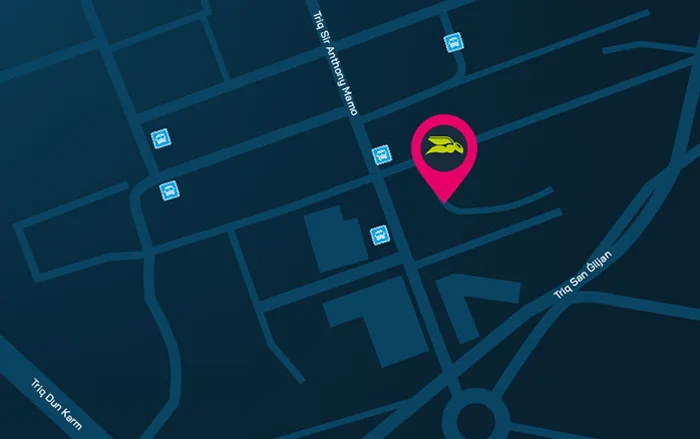 Map of Malta office